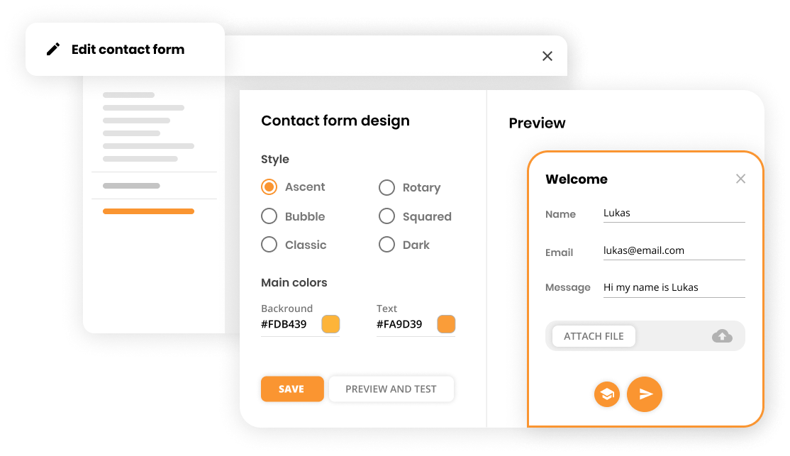 Contact forms